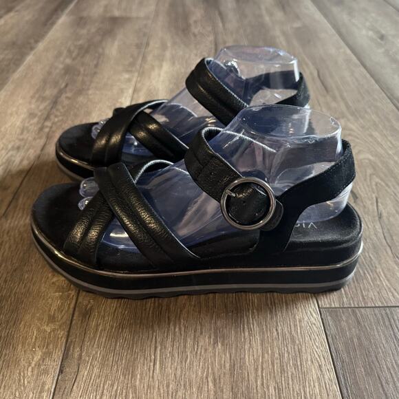 Vionic Womens Pheonix Reyna Black Platforms Sandals Size 8.5‎ - Picture 2 of 8